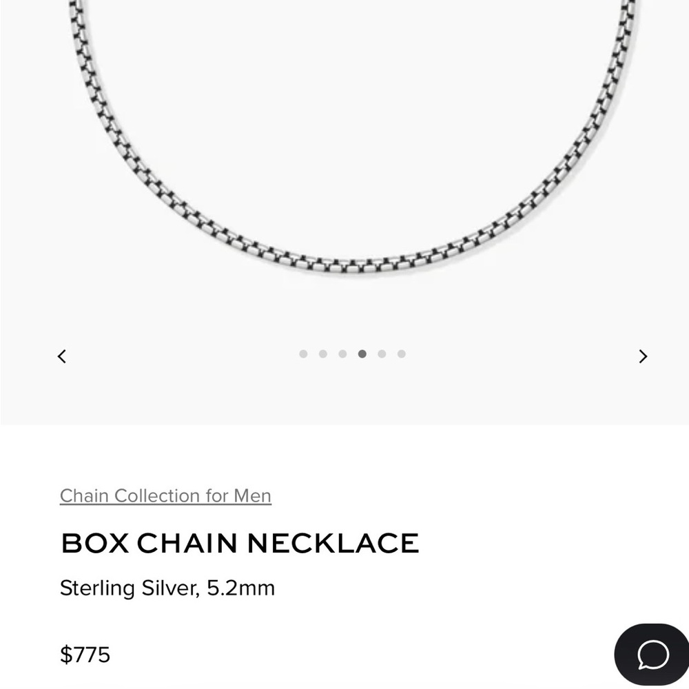 Silver Chain not from David yurman I had my jeweler get me one similar